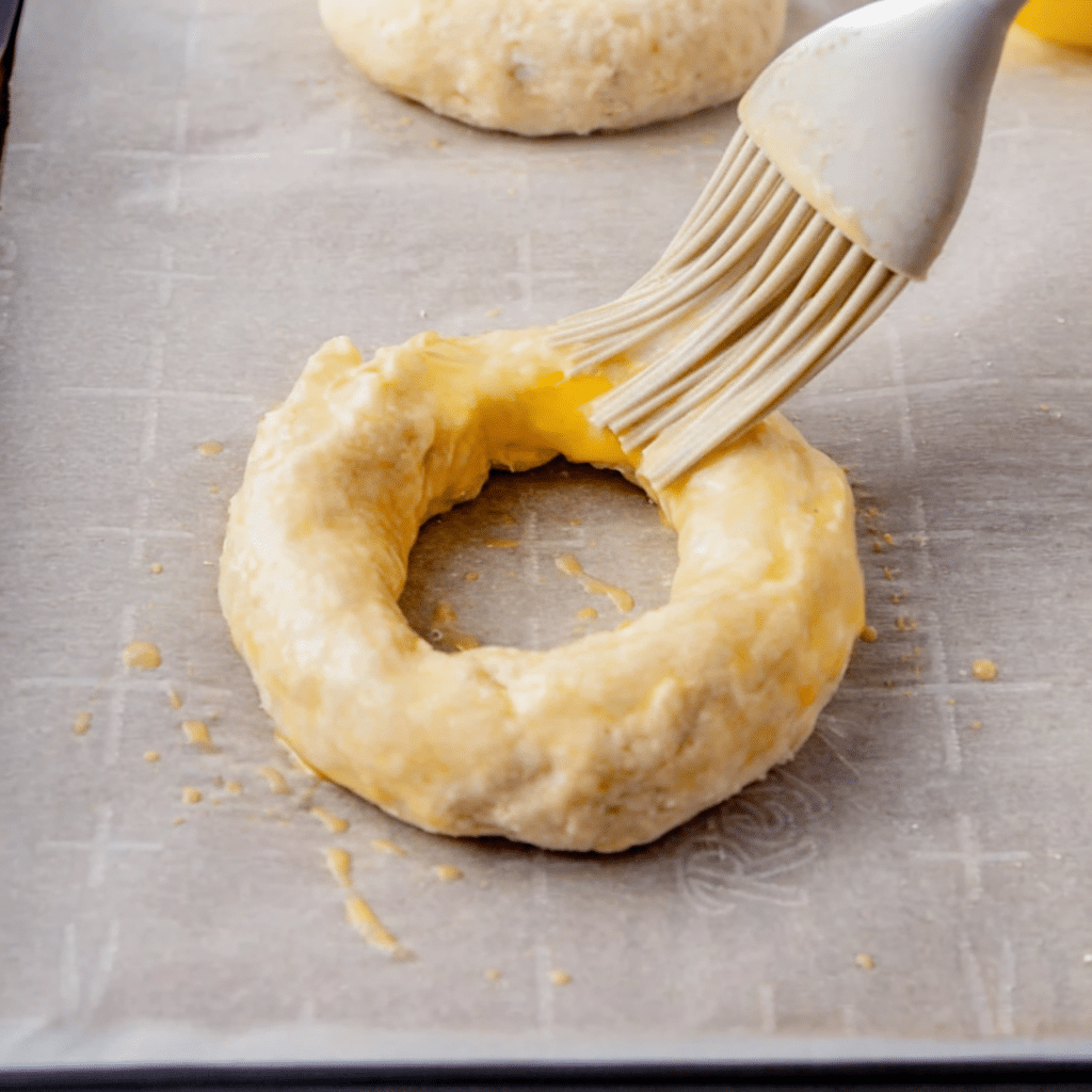 Cottage Cheese Bagels (4) Cottage Cheese Bagels fresh from the oven